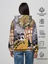 Женское худи / Зебра Пятнистая