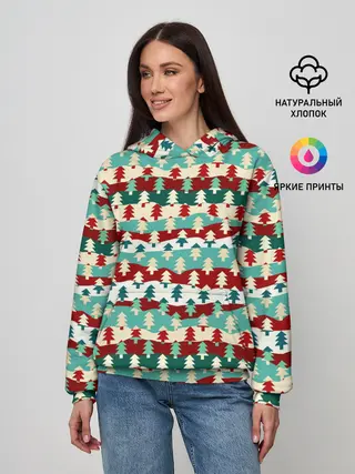 Женское худи / Ёлочки
