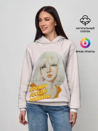 Женское худи / Лана акваркелью