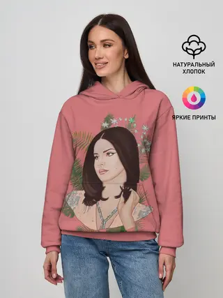 Женское худи / Нарисованная Лана