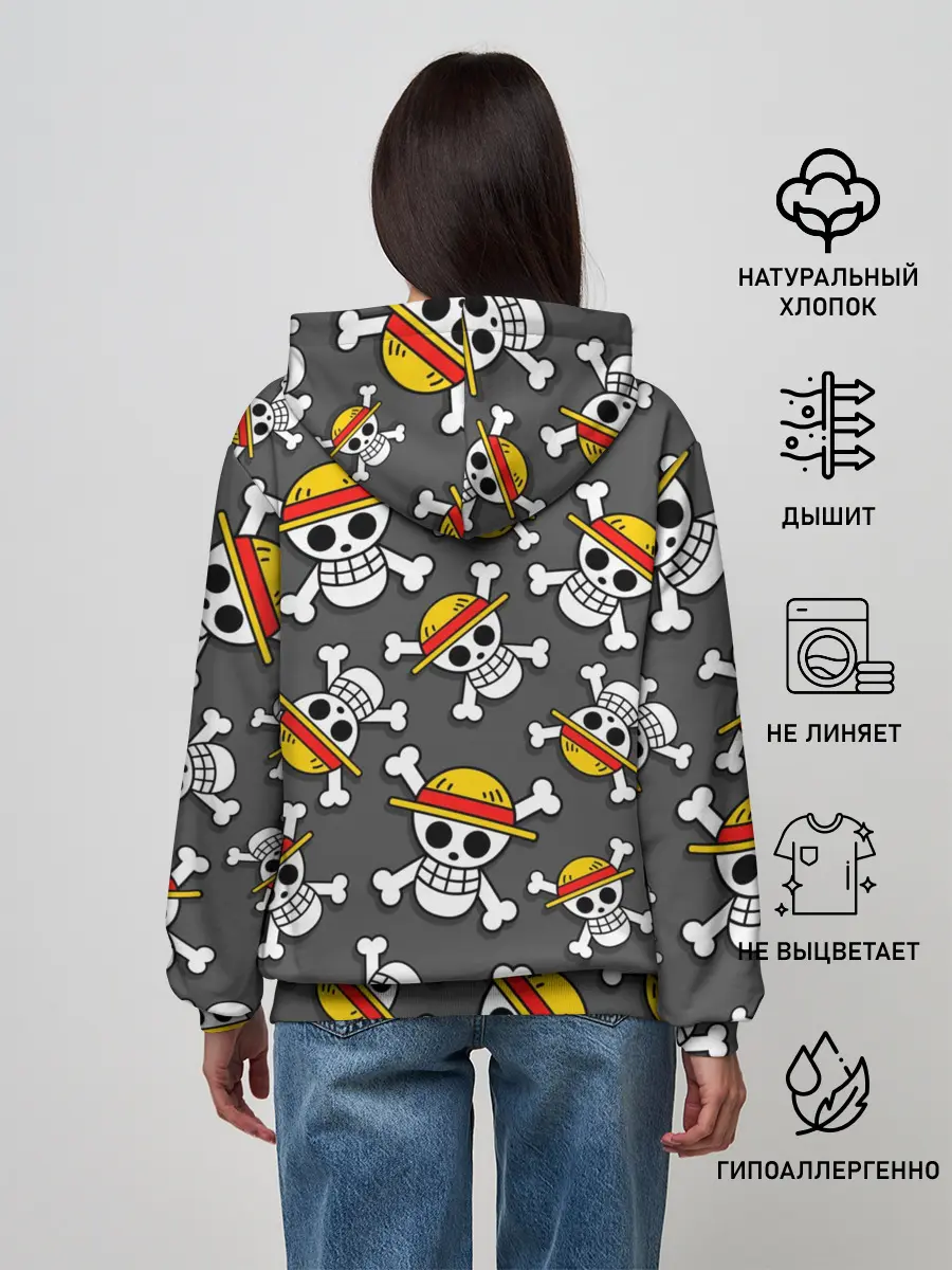 Женское худи / Ван-Пис, Мугивара