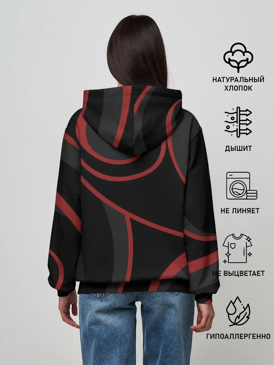 Женское худи / Хеллоуинская тыква-хання