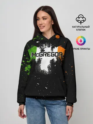 Женское худи / Ирландский орел Конор МакГрегор