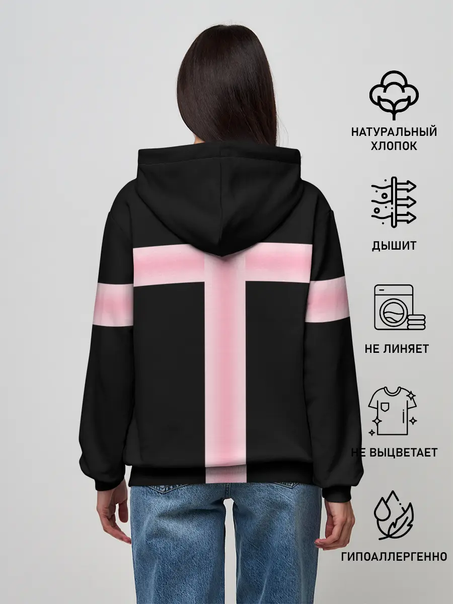 Женское худи / ИГРА В КАЛЬМАРА, ДИЗАЙН ГРОБА