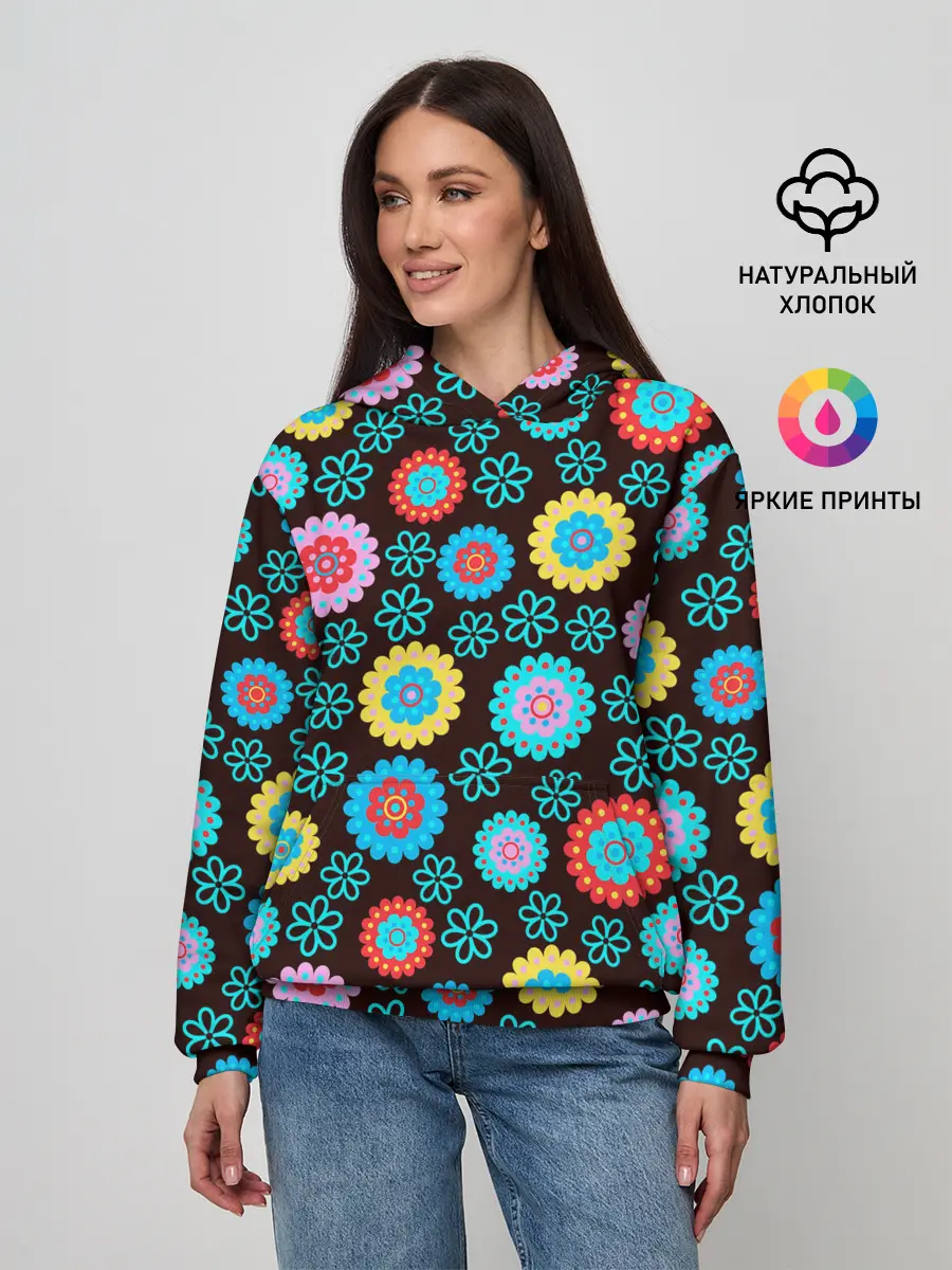 Женское худи / Flоwers