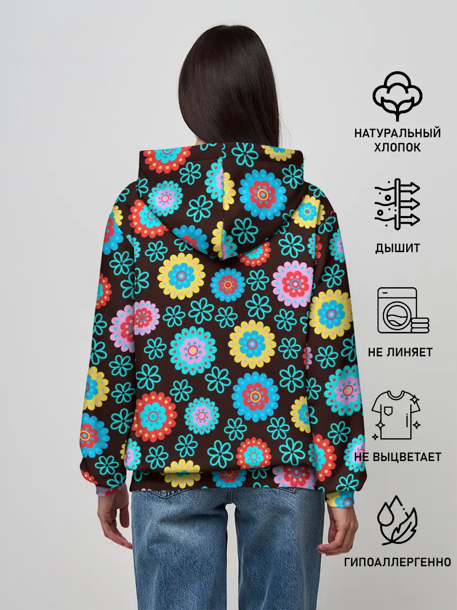 Женское худи / Flоwers