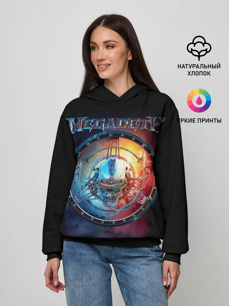 Женское худи / Megadeth, Super Collider