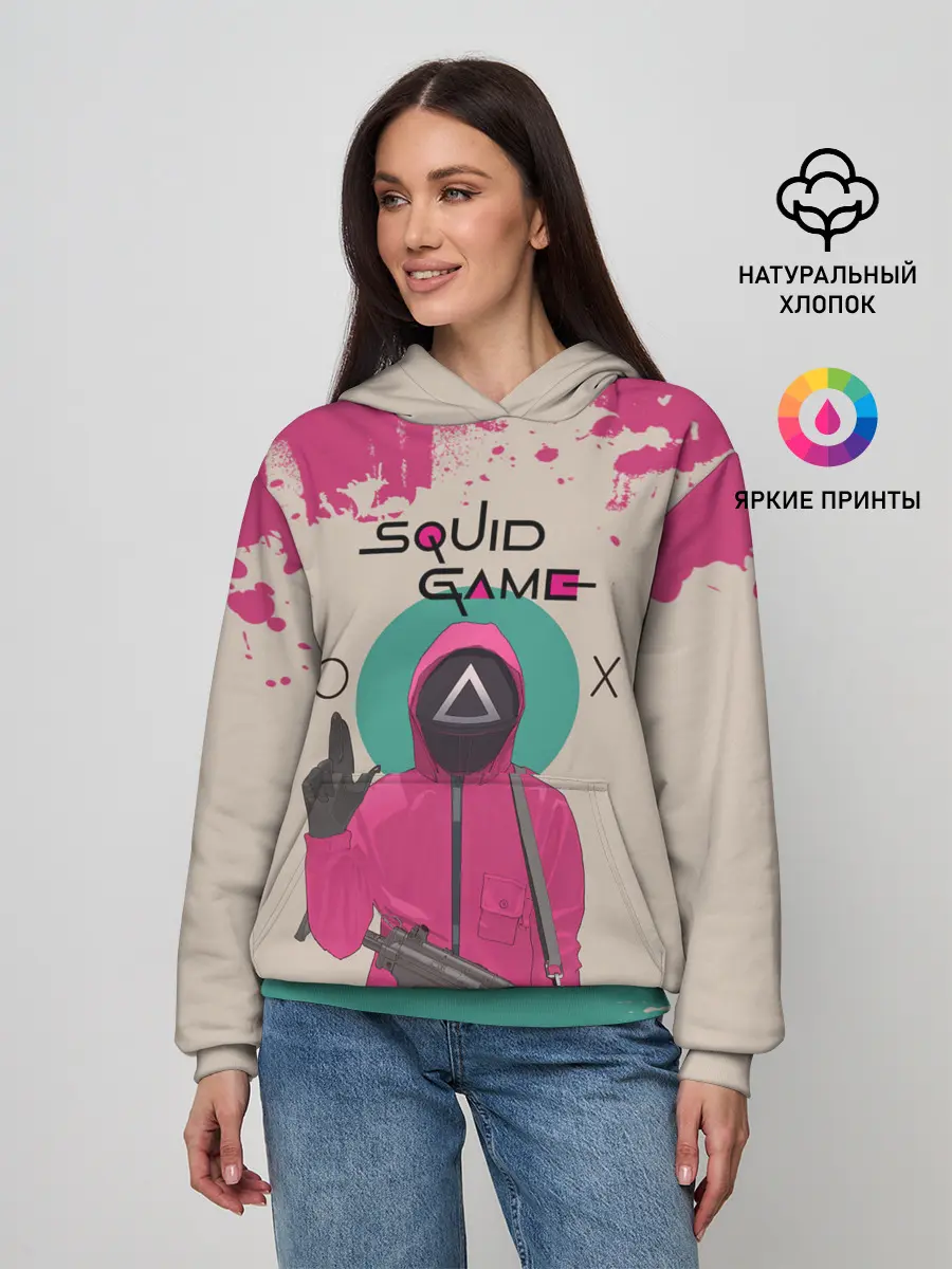 Женское худи / ТРЕУГОЛЬНИК НА КАРАУЛЕ