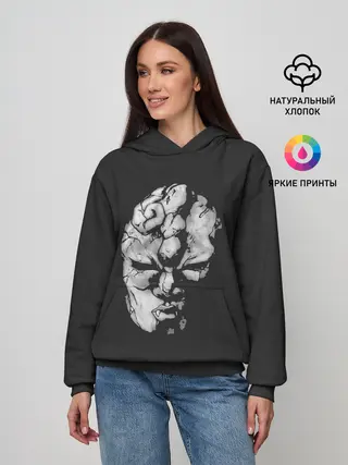 Женское худи / Каменная маска Джо Джо