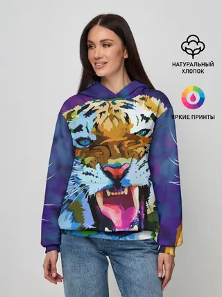 Женское худи / Рычащий Шархан