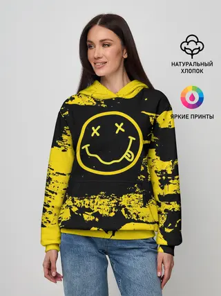 Женское худи / Нирвана Гранж | Nirvana Smile