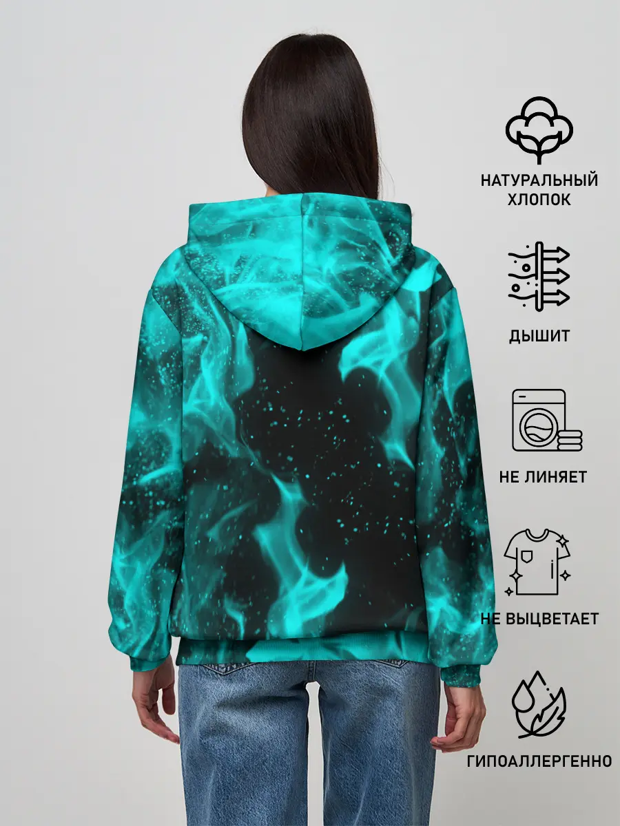 Женское худи / Кан Сэ Бёк 3D ART | 067