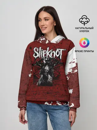Женское худи / Слипкнот Гранж | Slipknot Rock Goat