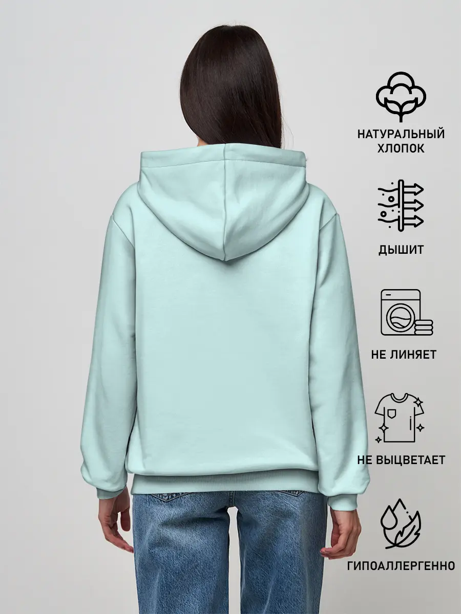 Женское худи / Цветочная Лана