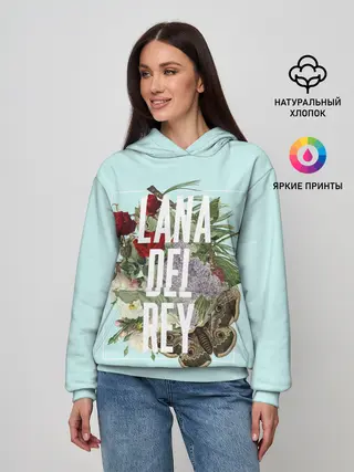 Женское худи / Цветочная Лана