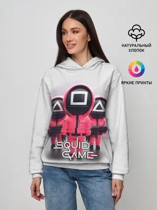 Женское худи / SQUID GAME СОТРУДНИКИ | ИГРА В КАЛЬМАРА