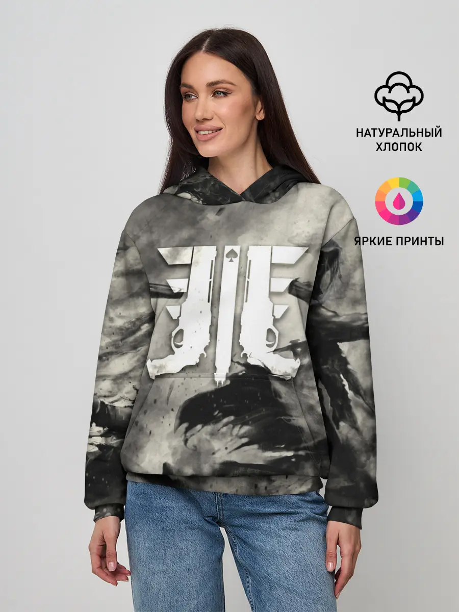 Женское худи / DESTINY 2 ТЁМНЫЕ СИЛЫ / CAYDE 6