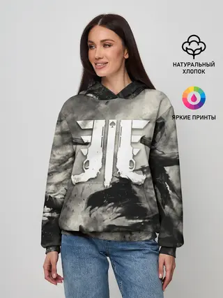 Женское худи / DESTINY 2 ТЁМНЫЕ СИЛЫ / CAYDE 6