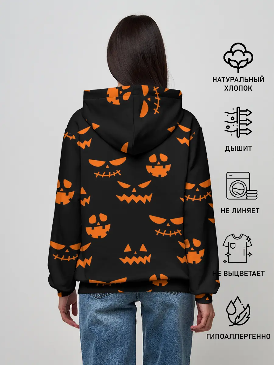 Женское худи / SMILE HALLOWEEN