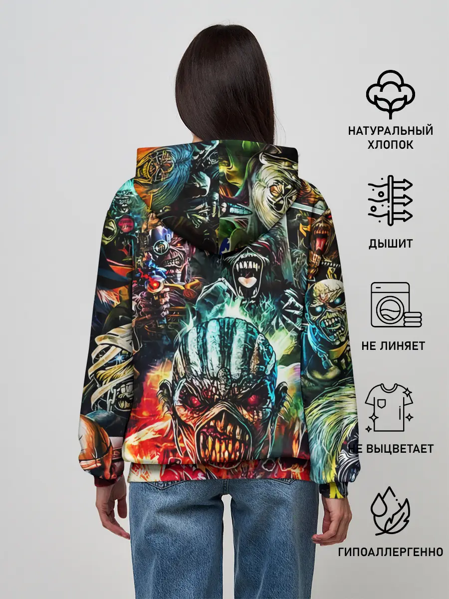 Женское худи / Iron Maiden