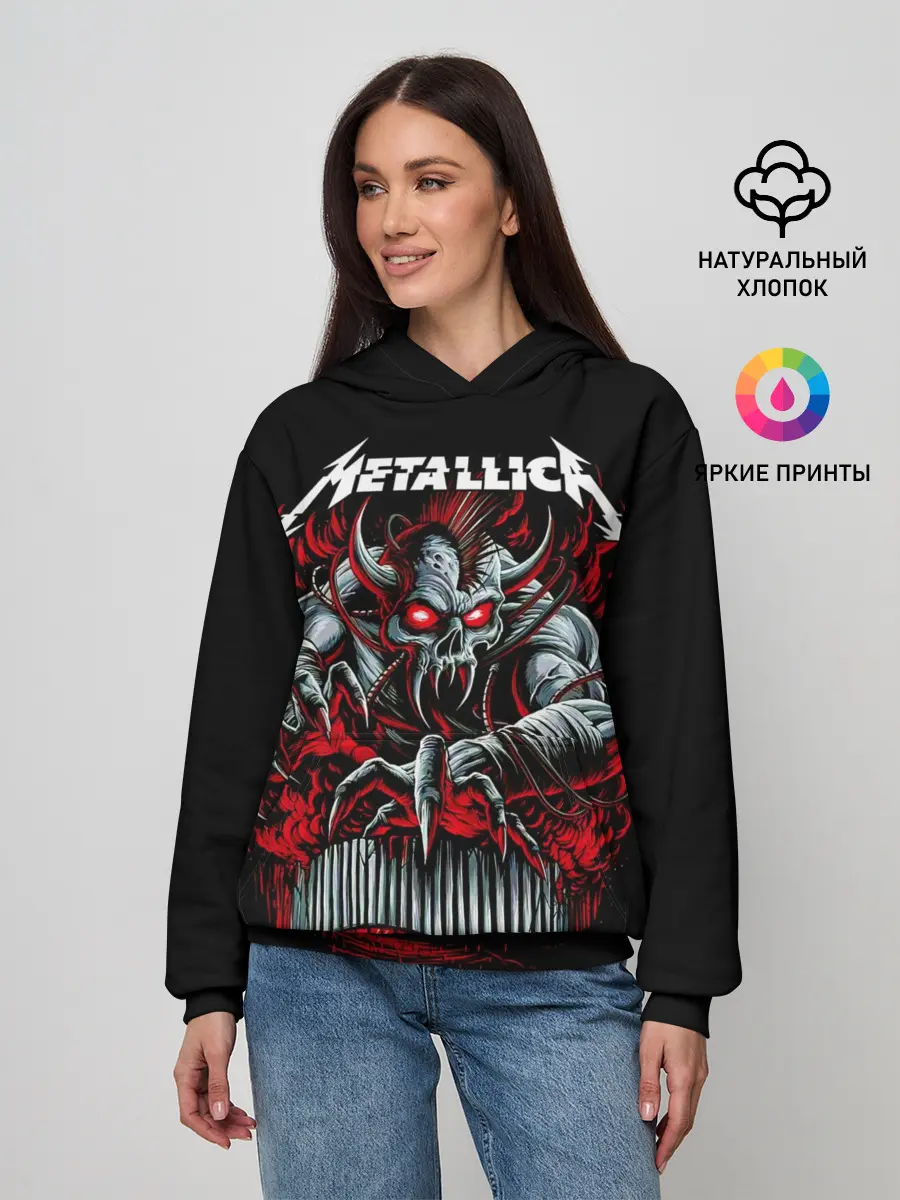 Женское худи / Metallica - Hardwired To Self-Destruct