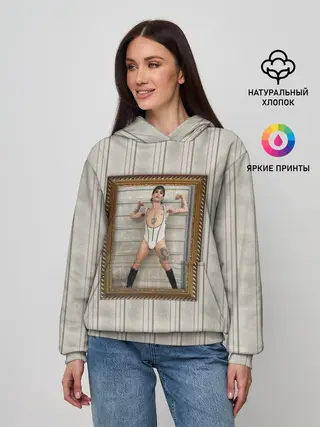 Женское худи / Damiano David in swimsuit