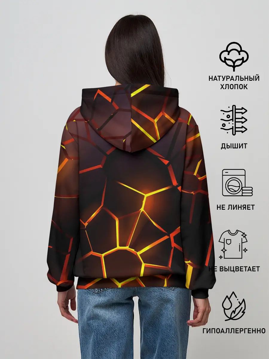 Женское худи / Митсубиси подсветка 3D плит