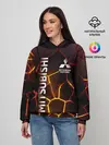 Женское худи / Митсубиси подсветка 3D плит