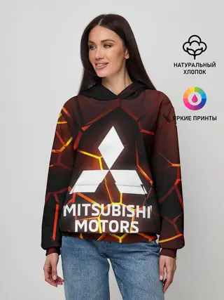 Женское худи / 3D плиты с подсветкой | Митсубиси