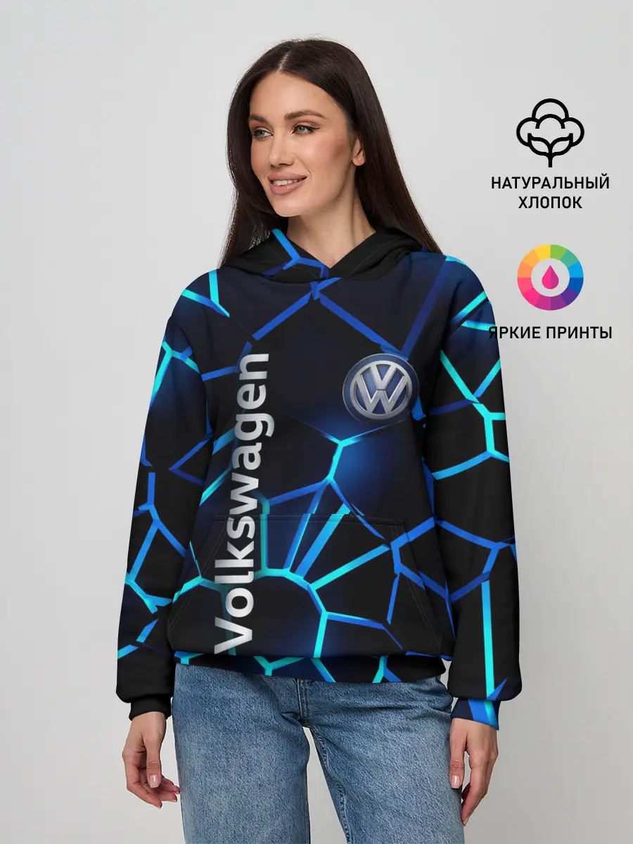 Женское худи / Фольксваген 3D плиты