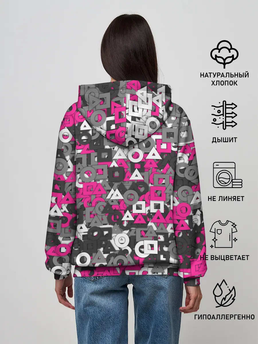 Женское худи / Squid Game Camo