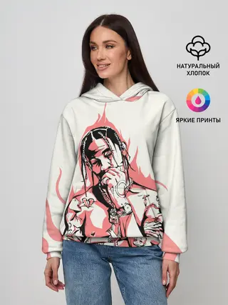 Женское худи / Тревис в огне