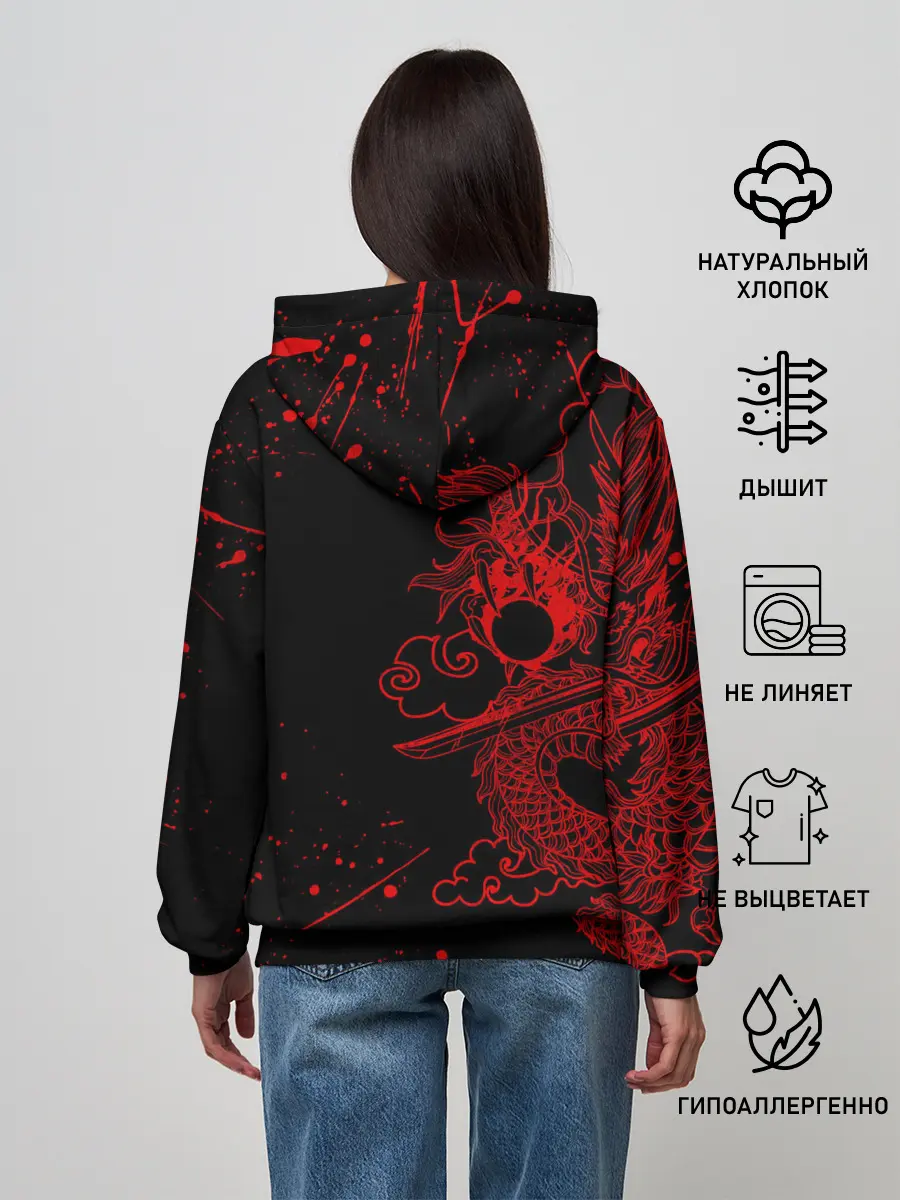 Женское худи / ТОКИЙСКИЕ МСТИТЕЛИ КРАСНЫЙ ДРАКОН