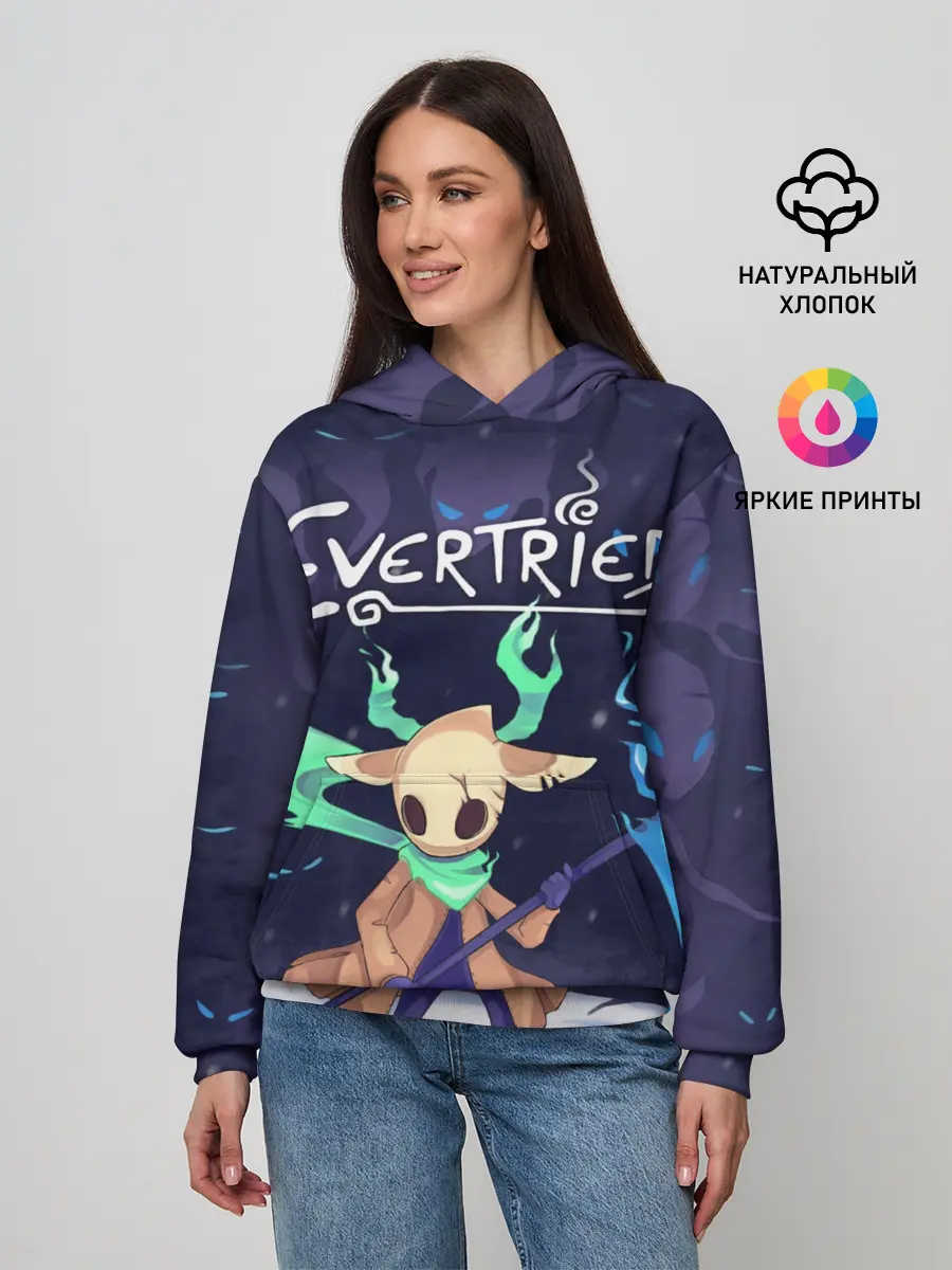 Женское худи / EVERTRIED ГЛАВНЫЙ ГЕРОЙ,