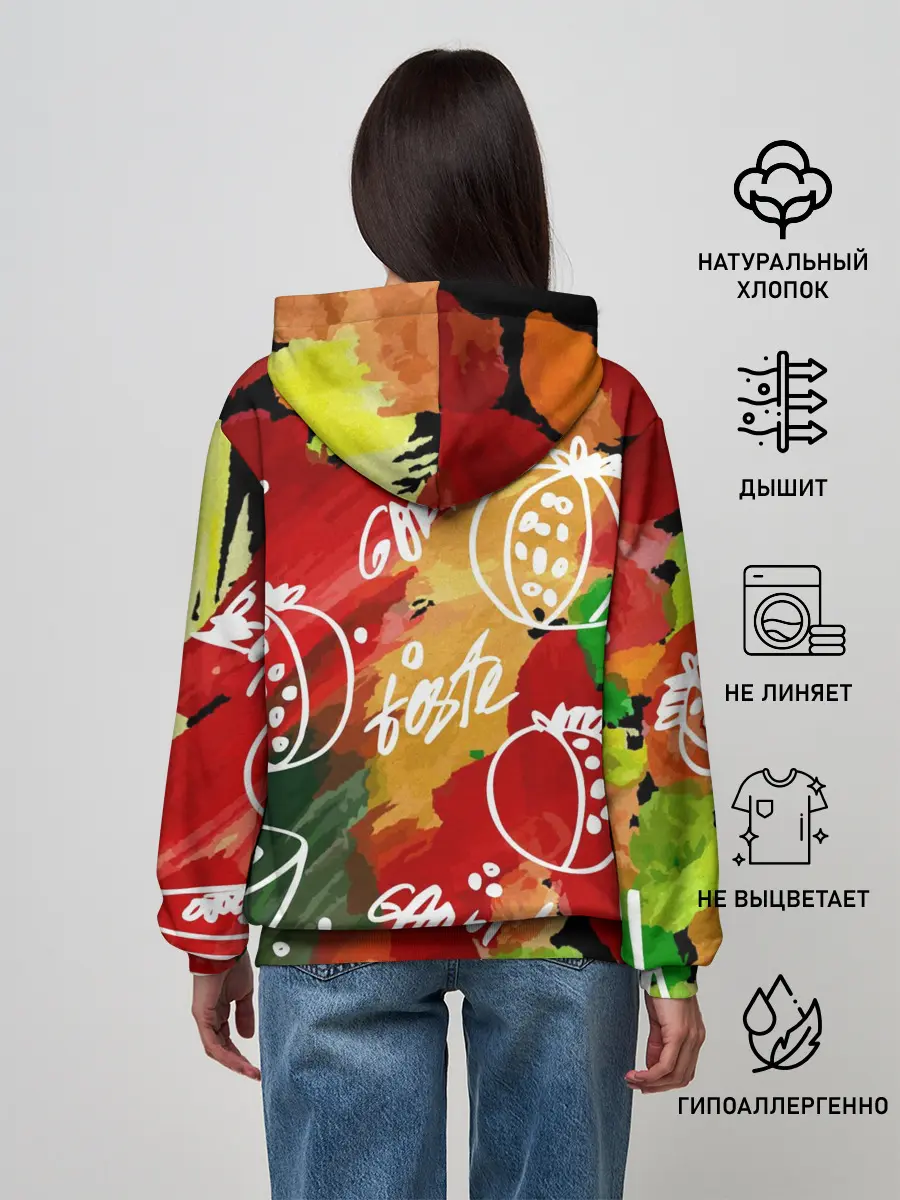 Женское худи / Вкус граната