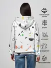 Женское худи / TOCA BOCA УЗОР ФОН