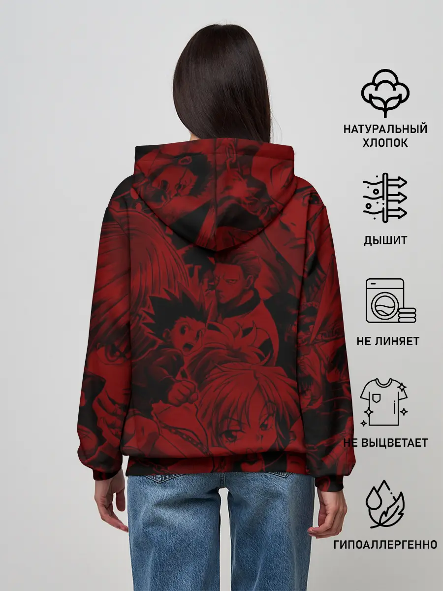 Женское худи / Hisoka Hunter x Hunter