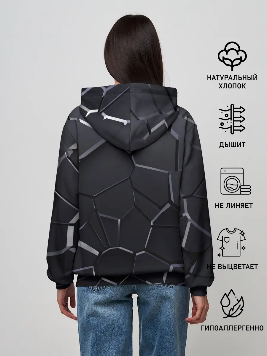 Женское худи / Mercedes AMG 3D плиты