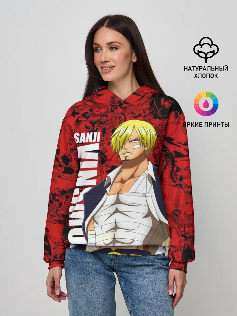 Женское худи / Санджи Винсмок, One Piece