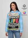 Женское худи / TOCA BOCA WORLD, ПЛАНЕТА ИГРЫ