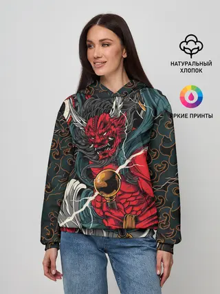 Женское худи / БОГ ГРОМА РАЙДЗИН