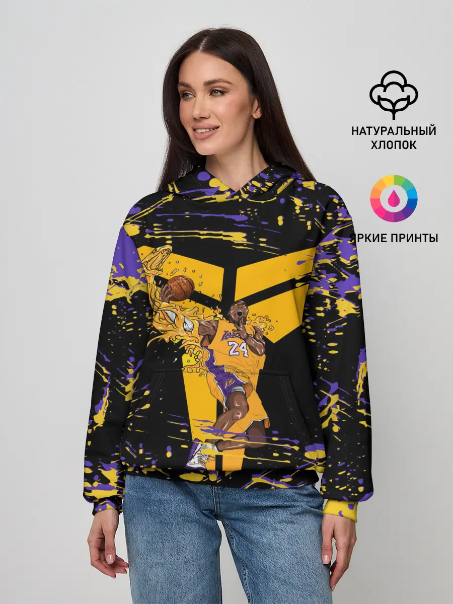 Женское худи / Los angeles lakers NBA