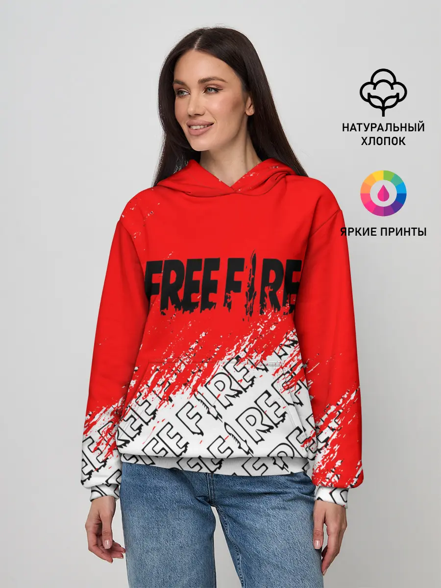 Женское худи / фри фаер | День Booyah,