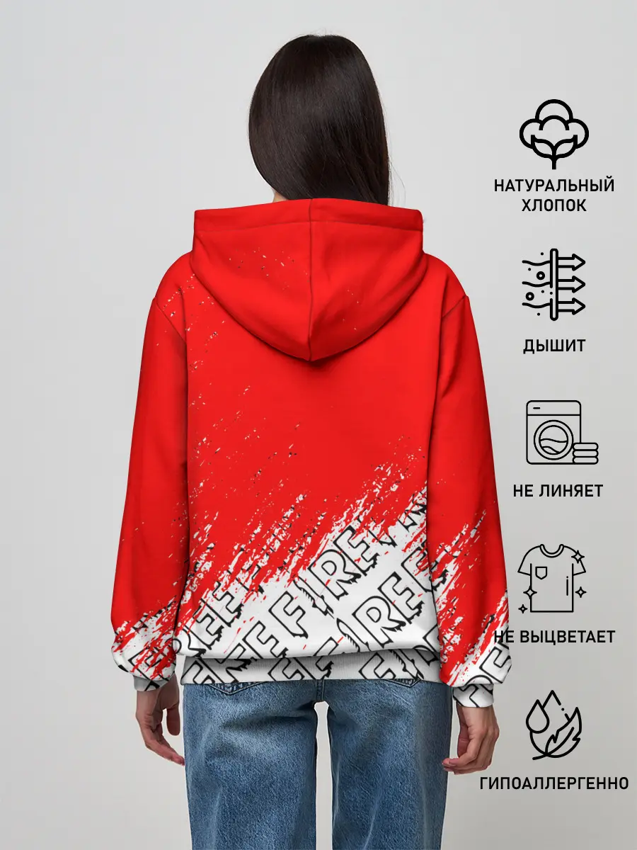 Женское худи / фри фаер | День Booyah,