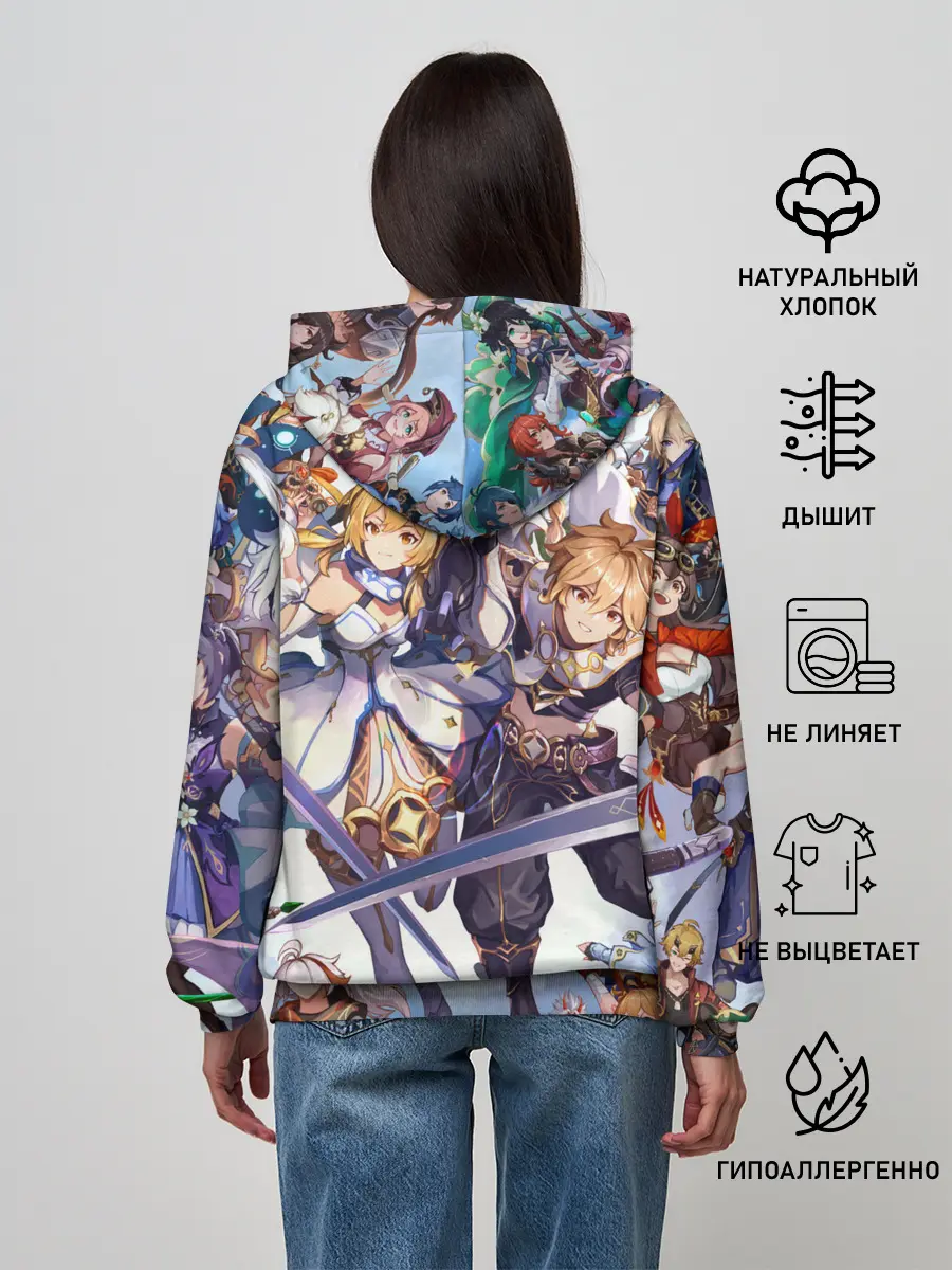 Женское худи / GENSHIN IMPACT ПЕРСОНАЖИ