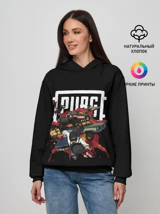 Женское худи / PUBG BATTLE