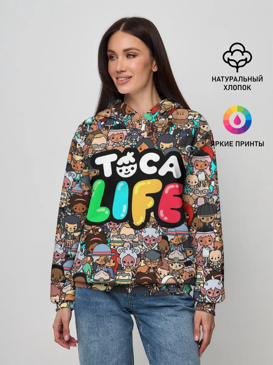 Женское худи / Toca Boca game | Тока бока