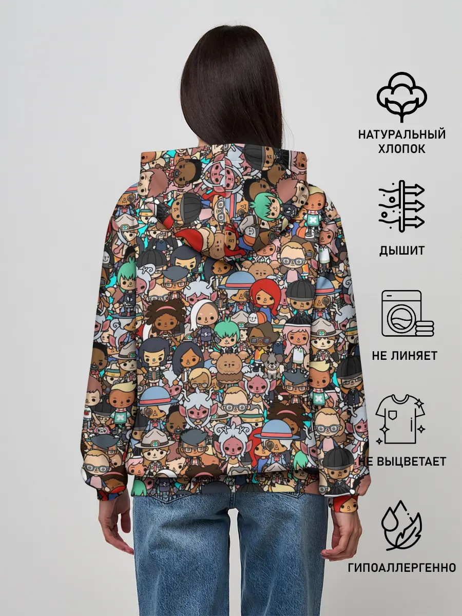 Женское худи / Toca Boca game | Тока бока