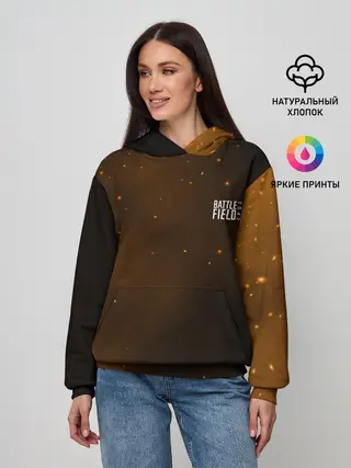 Женское худи / FIRE BATTLEFIELD LOGO | ЛОГО