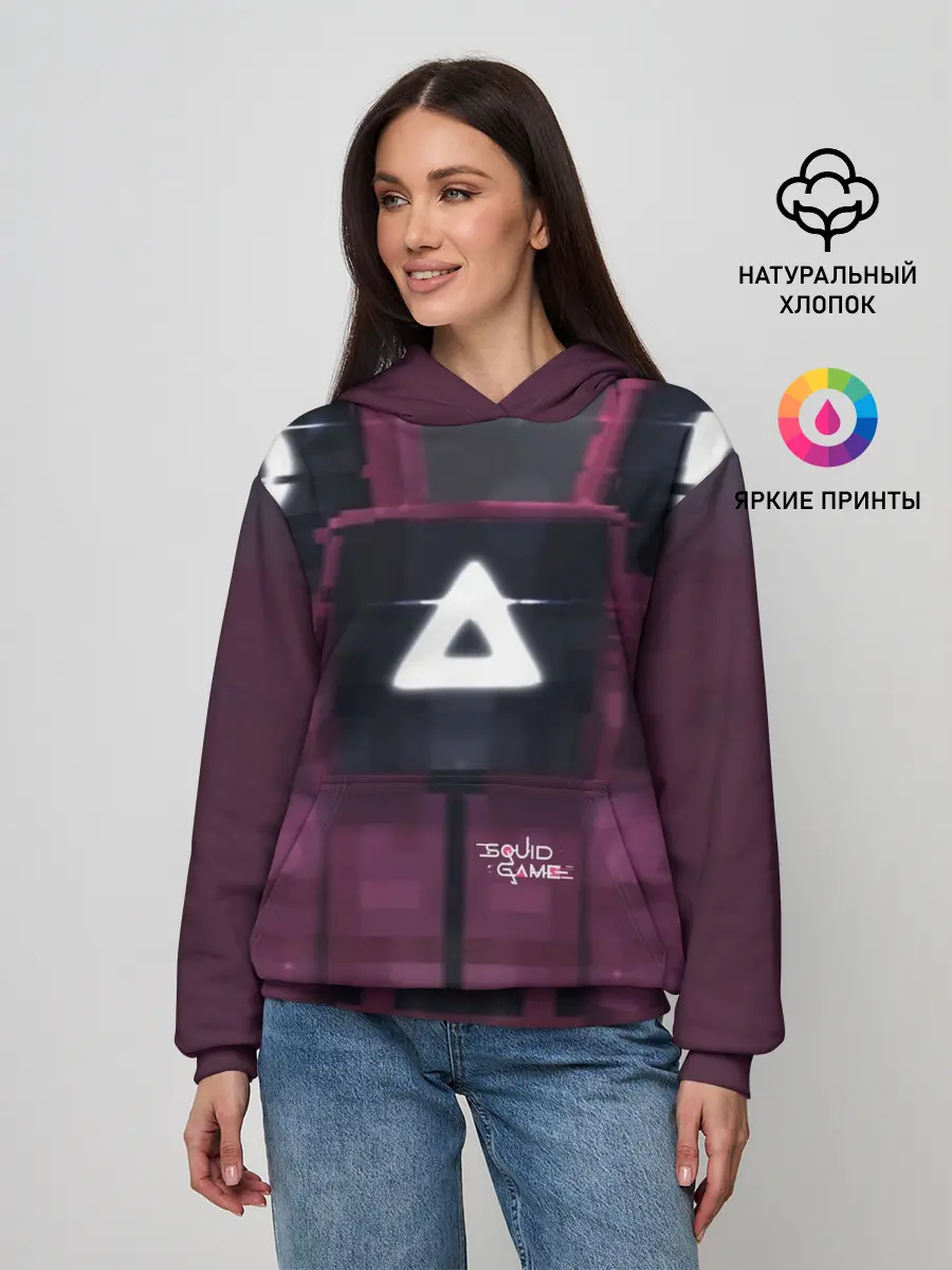 Женское худи / Squid squad Minecraft